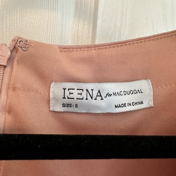 Macduggal Cape Sleeve Dress: Blush Pink - Picture 6 of 8